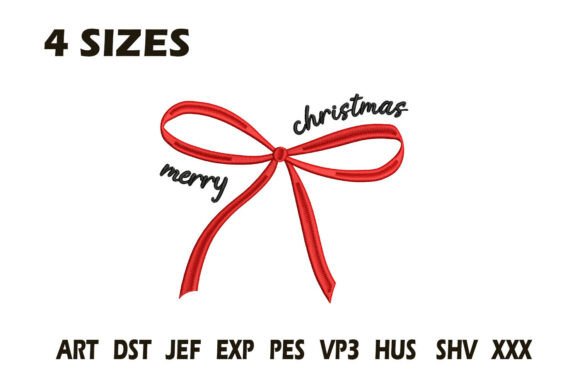 Christmas Bow Embroidery Design Review