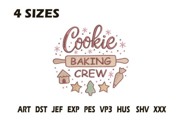 Cookie Baking Crew Embroidery Review