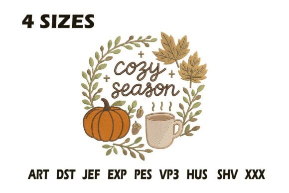 Cozy Season Fall Wreath Embroidery Review