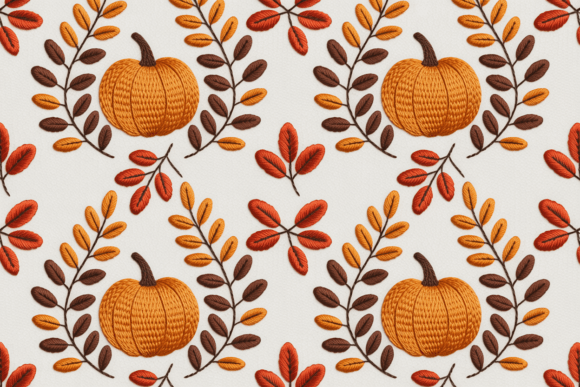 Fall and Pumpkin Embroidery Pattern Review