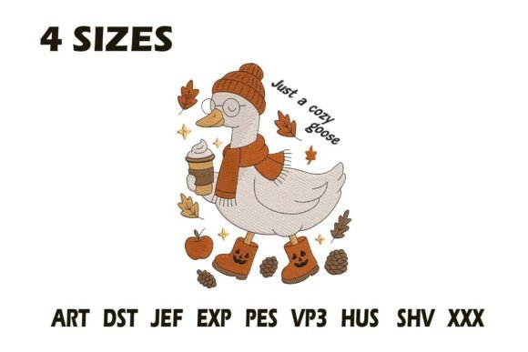 Just a Cozy Goose Embroidery Review