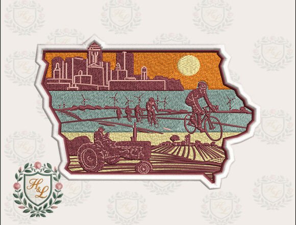 Layers of Iowa Embroidery Files Review