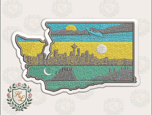 Layers of Washington Embroidery Files Review