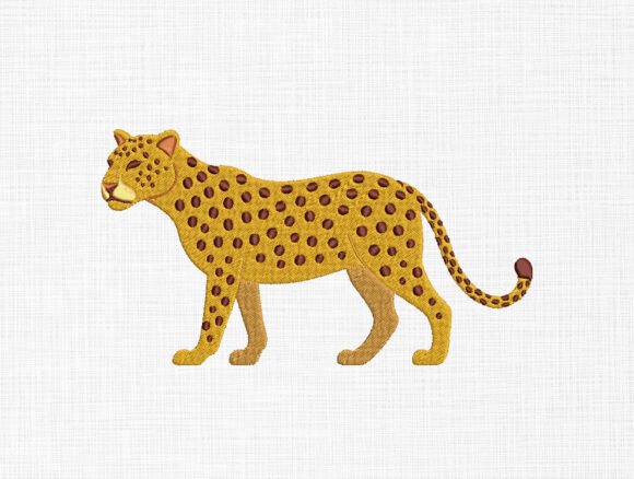 Leopard Animal Embroidery Design Review