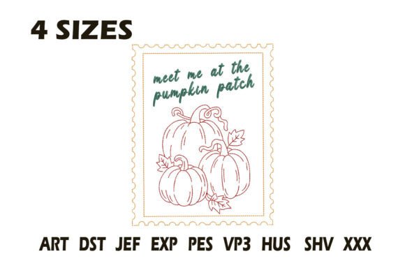 Meet Me at the Pumpkin Patch Embroidery Review