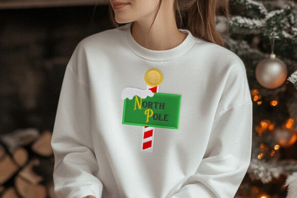 North Pole Sign Applique Embroidery Review