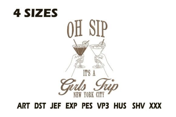 Oh Sip Girls Trip Embroidery Review
