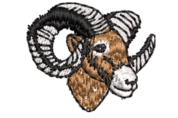 Ram Head Embroidery Design Review