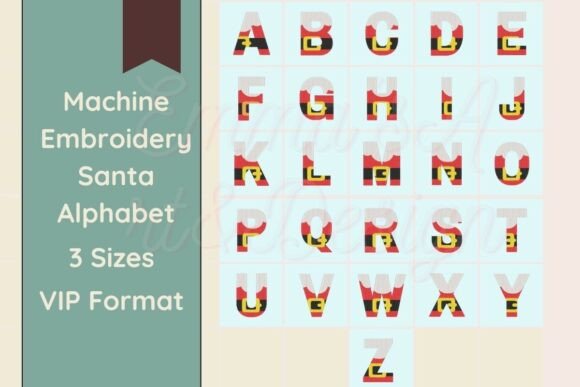 Santa Machine Embroidery Alphabet - VIP Review