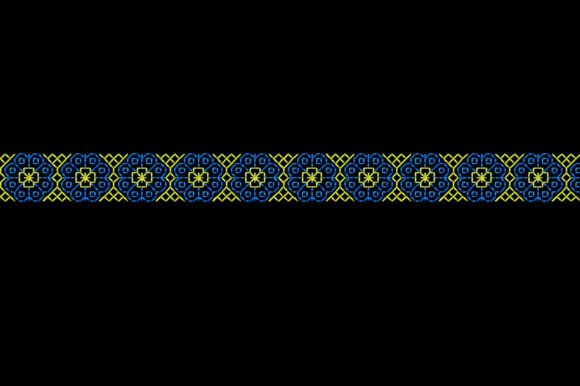 Set Border Black Work Embroidery Design Review