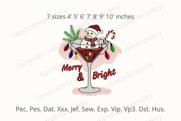 Snowman in a Glass Embroidery Design Review
