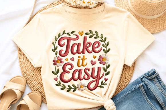 Take It Easy Embroidery PNG Review