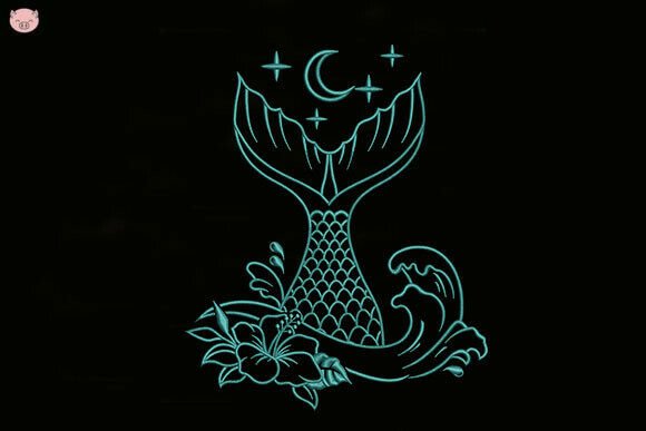 Whale Tail Ocean Embroidery Review for Real Projects